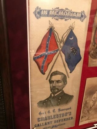 Confederate General P.  G.  T.  Beauregard Ribbon,  Charleston,  South Carolina