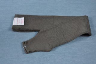 Italian Military Surplus - Stirrup Style Wool Blend Leg Warmers 26 " / 65cm