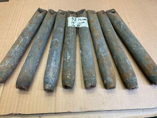 8 Old Cast Iron Window Sash Weights 5.  2 Pounds From 1920s