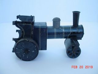 Antique Gebrüder Bing Tin Wind Up Steam Rollar Toy