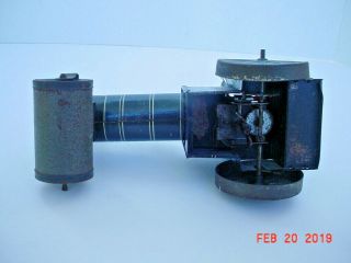 Antique Gebrüder Bing Tin Wind Up Steam Rollar Toy 7