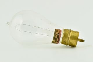 Rare Edison Era Westinghouse Base Antique Army Navy Light Bulb Vintage 1890 