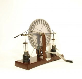 Vintage Central Scientific Wimshurst Machine Cranked Electrostatic Generator 5