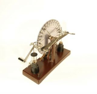 Vintage Central Scientific Wimshurst Machine Cranked Electrostatic Generator 8