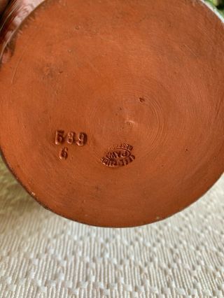 PAW Jugendstil Keramik Vase Wranitzky Frainersdorf art nouveau pottery,  9.  5”tall 6