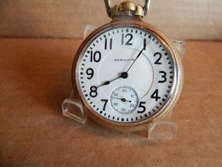 Vintage Hamilton 992 Lever Set Pocket Watch 1599773