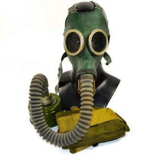 Soviet Russian Gas Mask Gp - 4.  Gas Mask Set Full Hose Filter