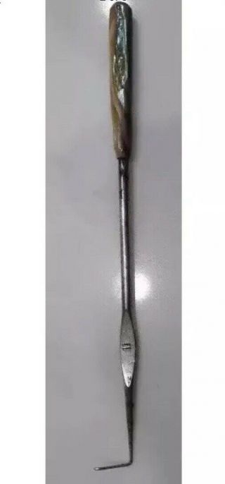 Antique Vintage Dental Tool No.  11 Abalone Handle Vintage Medical Equipment