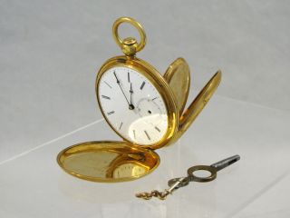 Antique 18k Gold Dubois & Montandon Pocket Watch - For Restoration
