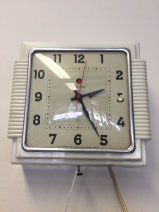 Vintage Telechron Electric Kitchen Clock