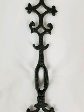 Antique cast iron directional Arrow weathervane lightning rod no glass vintage 6