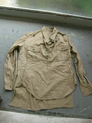 Dak Afrikakorps Süd Front Soldier Sand Uniform Field Shirt Rbnr Marked