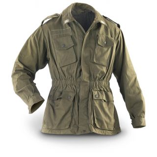 Italian Vintage Army Shirt Field Jacket Green Olive G1/g2