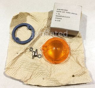 Military Jeep Blackout Marker Amber Turn Signal Lens M151a1 M38 M381 M - Series