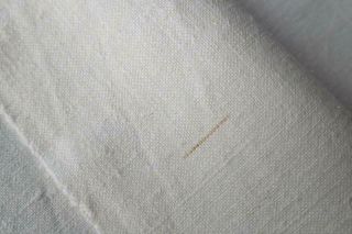 FRENCH HEMP SHEET 1800 ' s HAND SEWN HAND LOOMED ANTIQUE RUSTIC CLOTH 91x87 