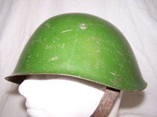 Bulgarian M51/72 Helmet,  Complete.  C1970 