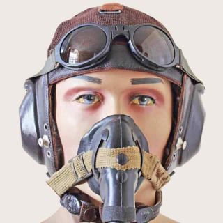 WW2 GERMAN LUFTWAFFE LATE WAR PROTECTIVE FLIGHT FLYING GOGGLE.  VERY RARE TYPE 8