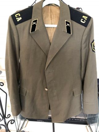 Vintage Ussr Military Jacket Uniform Ca Halloween Costume
