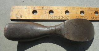 Antique Cast Iron Cobblers Double End 2 Size Shoe Last Shoemakers Anvil