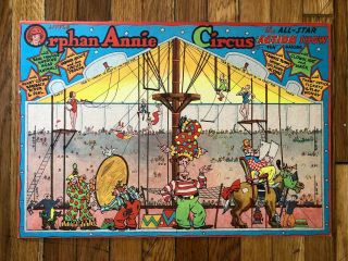 Little Orphan Annie All - Star Circus Action Show Ovaltine Premium 1935 Radio 2