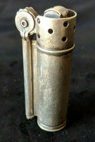 Vintage 1940s DUNHILL Sterling Silver Service Lighter - Made in U.  S.  A.  - WWII 2