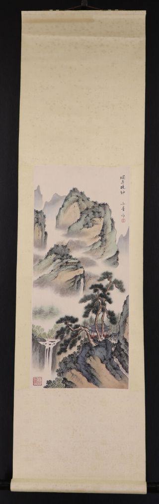 CHINESE HANGING SCROLL ART Painting Sansui Landscape E8026 2