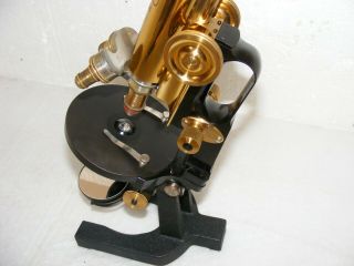 Zeiss Jug Handle Microscope,  Nr.  52456,  C.  1910