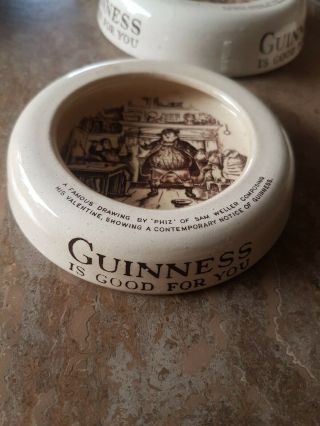 1934 GUINNESS Ashtray GA/A/58B By Ashtead Potteries (1) 2