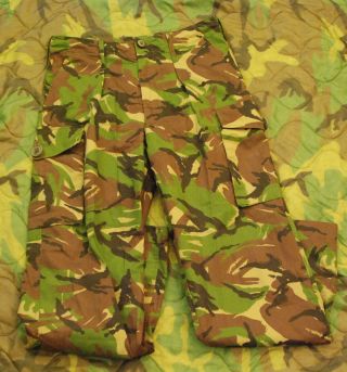 British Army Issue Woodland Dpm Camo Trousers Pants 85/88/104 Uk Para Sas Sbs