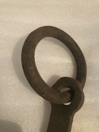 Vintage Antique Metal Cast Iron Meat Ice Hay Bail Hook.  Hand Forged Steampunk 3