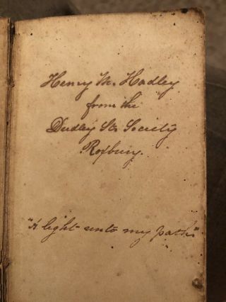 Civil War Identified Bible With Inscriptions Battle Camp Life Massachusetts Csa