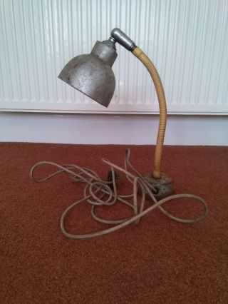 Vintage Work Bench Lamp Industrial Light As Found 2
