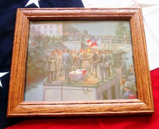 Civil War Print.  Mort Kunstler,  Death,  Funeral Procession Of Stonewall Jackson