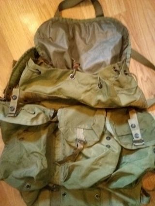 Us Army Usmc Vietnam 1968 X - Frame Tropical Rucksack Field Pack Jungle Backpack