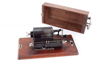 Vintage C1920 " Brunsviga Mb  Midget " Mechanical Calculator Or Adding Machine