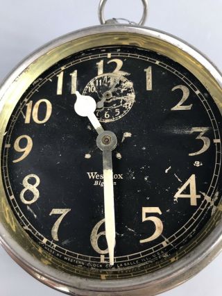 Vintage Antique Big Ben Westclox Alarm Clock - 1974 2