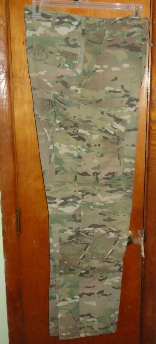 Military Camouflage Pants Size M/l 34 Waist 33 Inseam - Propper - Ripstop -