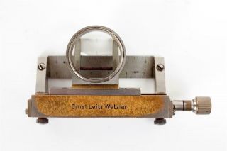 Vintage C1940 " Ernst Leitz Wetzlar " Measurering Loupe / Magnifier With Case