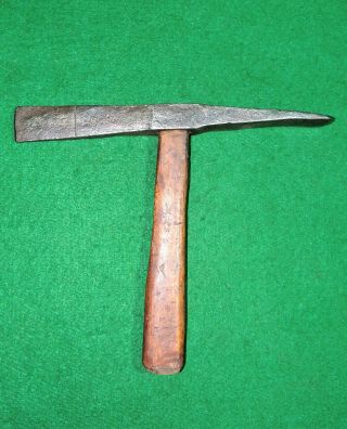 Vintage Blacksmith Made Hand Adz,  Hewing Tool,  Chopping Tool Early Tool