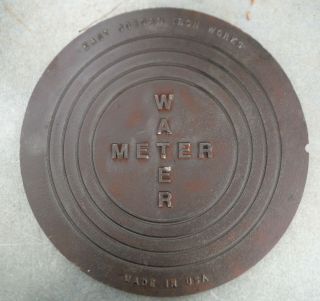 Vintage East Jordan Iron Man Hole Cover (20 " Diameter) Astm A48 Cl35b