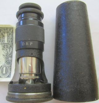 Old Antique Small Microscope Hensoldt Wetzlar Drp Germany