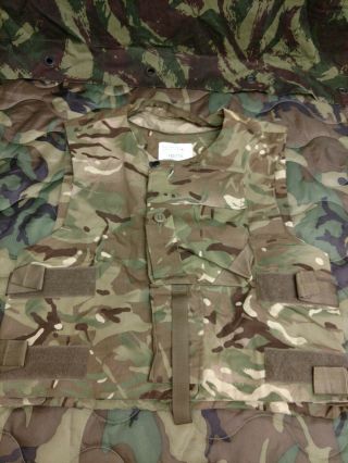 British Army Issue Ecba Mtp Body Armor Cover Vest Uk 180/116 Extra Large