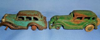 Vintage CAST IRON Toy CAR s - For Restoration - Hubley? 5