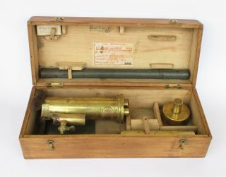 Antique French Dujardin Salleron Paris Ebulliometer With Portable Box