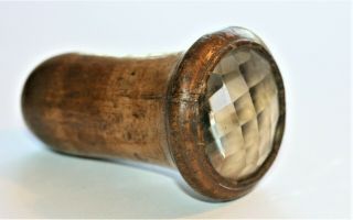 18th Century Treen Multi Image Dragonfly Magnifying Glass,  Well,  2.  5 In Tall