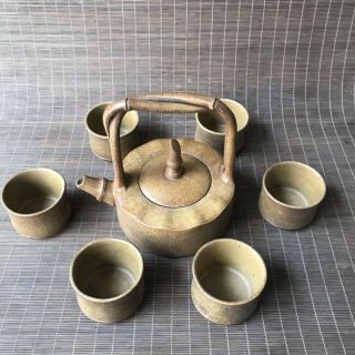 Chinese Exquisite Yixing Zisha Teapot&cups Handmade Carved 300cc Zsh033