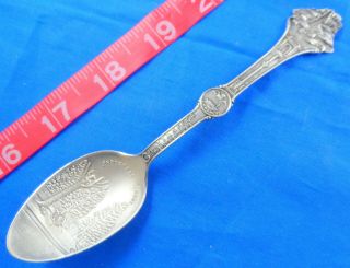 Antique 5 - 3/8 " Chattanooga Tennessee Civil War Sterling Silver Souvenir Spoon