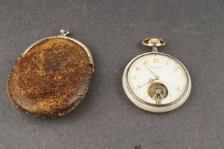 BREGUET VERY RARE MOTHER OF PEARL CASE PARTIAL SKELETON POCKET WATCH WS441 2