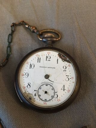 Vintage Magnenat Lecoultre 1/4 Hour Repeating Pocket Watch