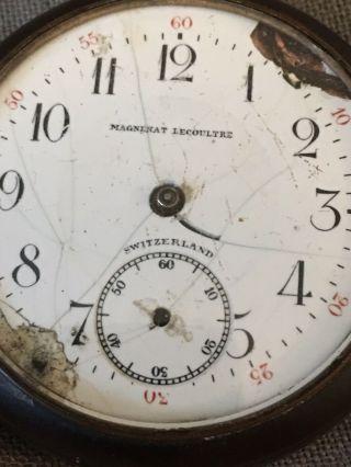 Vintage Magnenat Lecoultre 1/4 Hour Repeating Pocket Watch 2